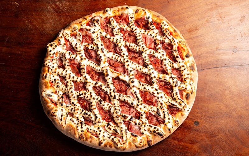Ranch Supreme Pizza with loaded toppings